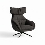 Lazy Leatherette Swivel Lounge Chair