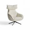 Lazy Leatherette Swivel Lounge Chair
